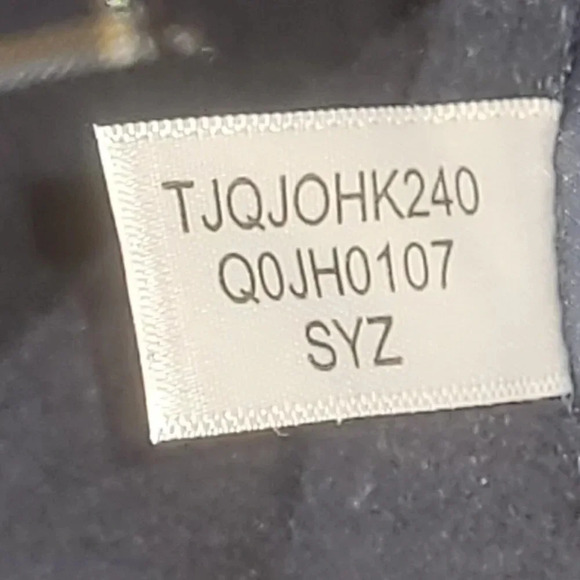 Tommy Hilfiger Women's L Sleeve Navy/Plaid Layered Look Sweatshirt Hoodie SIZE? - Picture 9 of 12